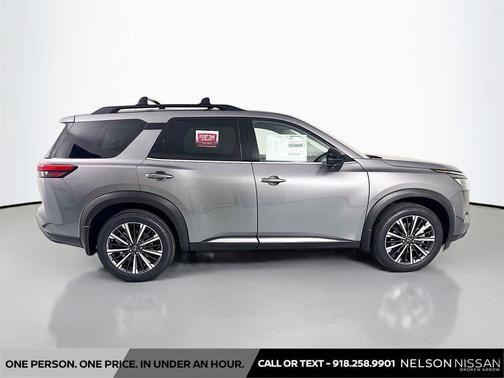 Gun Metallic 2026 Nissan Pathfinder Platinum