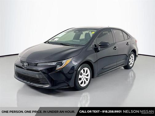 Midnight Black Metallic 2024 Toyota Corolla LE