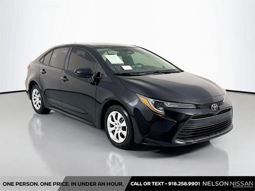 Midnight Black Metallic 2024 Toyota Corolla LE