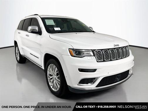 Bright White Clearcoat 2017 Jeep Grand Cherokee Summit