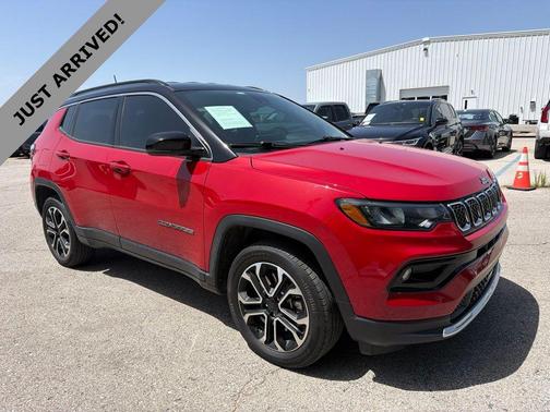 Red 2024 Jeep Compass Limited