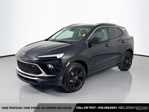 Ebony Twilight Metallic 2025 Buick Encore GX Sport Touring