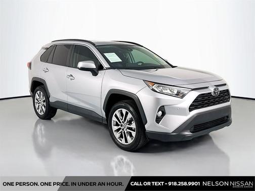 Silver Sky Metallic 2021 Toyota RAV4 XLE Premium