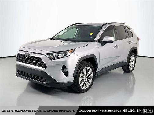 Silver Sky Metallic 2021 Toyota RAV4 XLE Premium