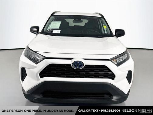 White 2022 Toyota RAV4 Hybrid LE
