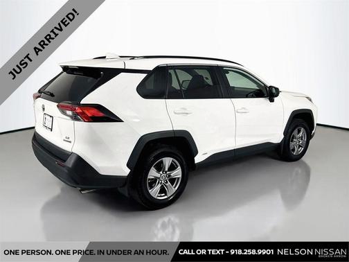 White 2022 Toyota RAV4 Hybrid LE