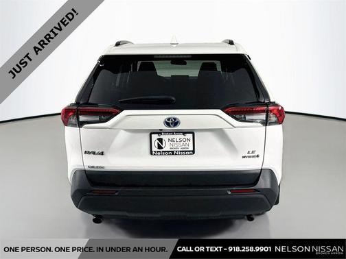White 2022 Toyota RAV4 Hybrid LE