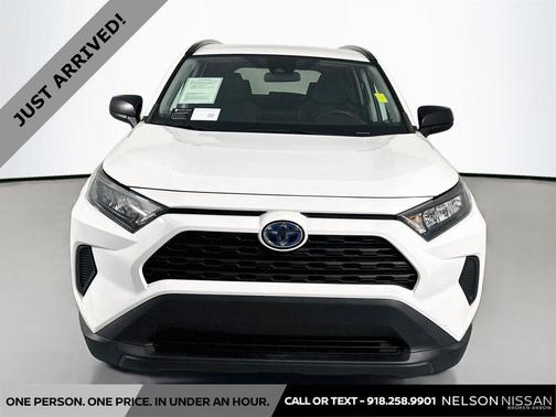 White 2022 Toyota RAV4 Hybrid LE