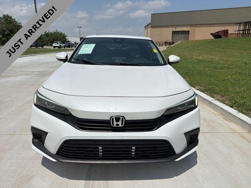 Platinum White Pearl 2022 Honda Civic EX