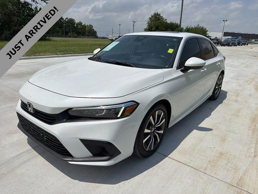 Platinum White Pearl 2022 Honda Civic EX