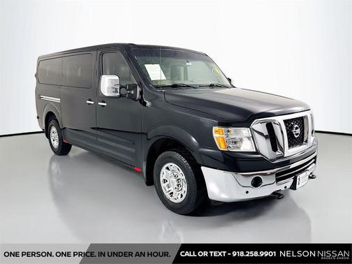 Super Black 2019 Nissan NV Passenger NV3500 HD SL V8