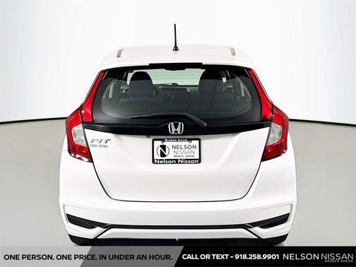 White Orchid Pearl 2018 Honda Fit LX