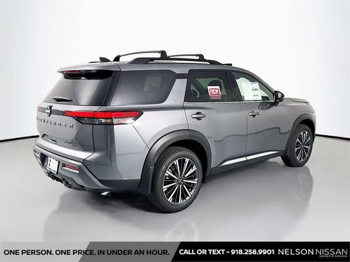Gun Metallic 2026 Nissan Pathfinder Platinum