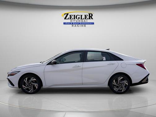 Serenity White 2025 Hyundai ELANTRA Sport