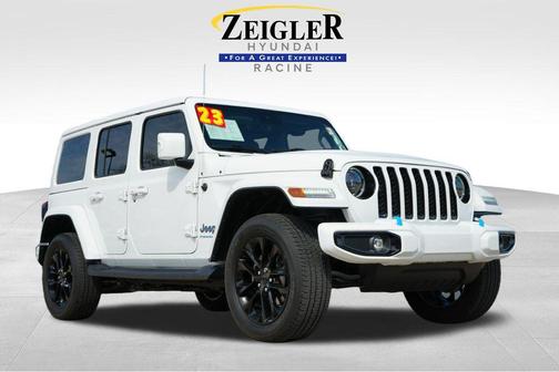 Bright White Clearcoat 2023 Jeep Wrangler 4xe Sahara High Altitude