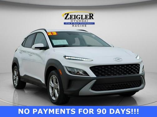 Lunar White 2023 Hyundai KONA SEL