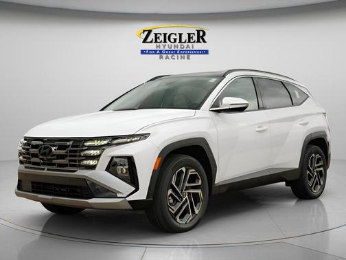 Creamy White Pearl 2026 Hyundai TUCSON Hybrid Limited