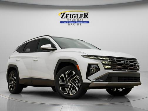 Creamy White Pearl 2026 Hyundai TUCSON Hybrid Limited