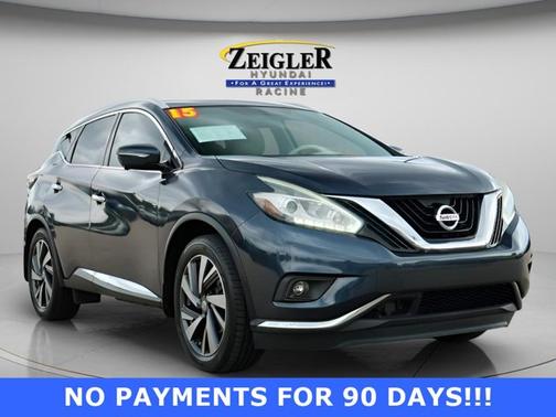 Arctic Blue Metallic 2015 Nissan Murano Platinum
