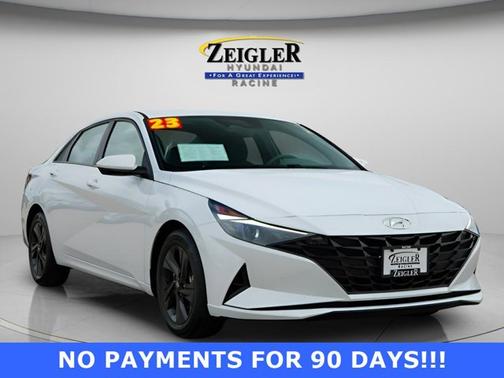 Quartz White 2023 Hyundai ELANTRA SEL