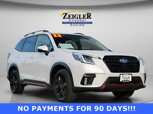 Crystal White Pearl 2023 Subaru Forester Sport