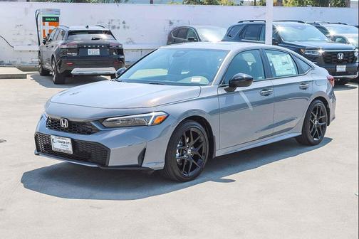 Urban Gray Pearl 2026 Honda Civic Hybrid Sport