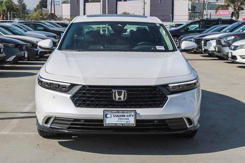 Platinum White Pearl 2026 Honda Accord Hybrid Touring