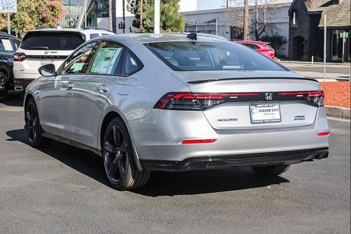 Solar Silver Metallic 2026 Honda Accord Hybrid Sport-L