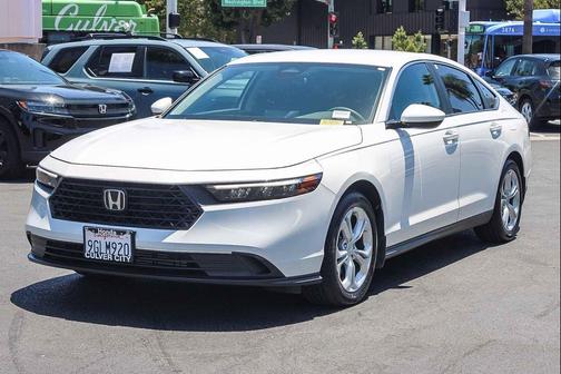 Platinum White Pearl 2023 Honda Accord LX 1.5T