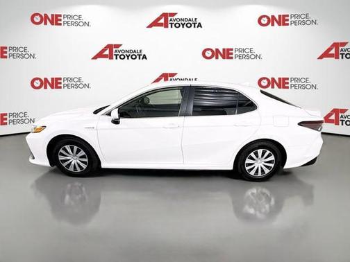 Super White 2021 Toyota Camry LE