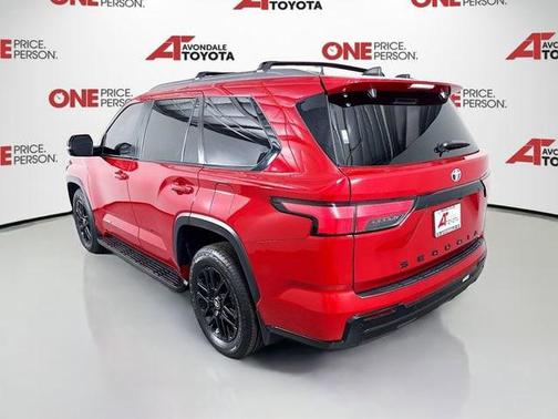 Supersonic Red 2025 Toyota Sequoia Limited
