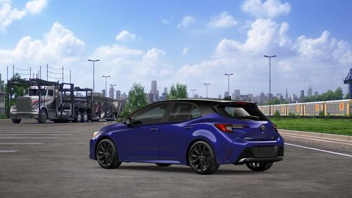 Blue Crush Metallic/Midnight Black Metallic 2026 Toyota Corolla XSE