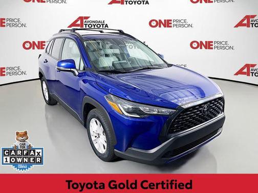 Blue Crush Metallic 2023 Toyota Corolla Cross LE
