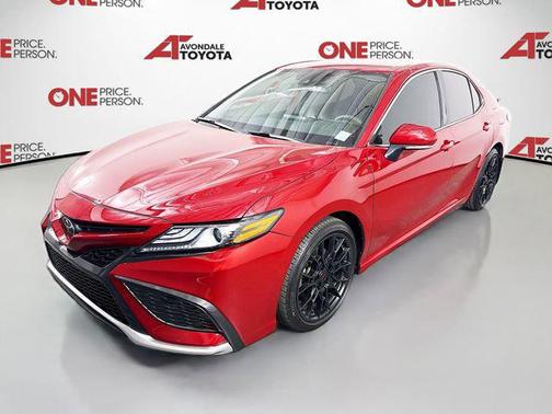 Supersonic Red 2021 Toyota Camry XSE