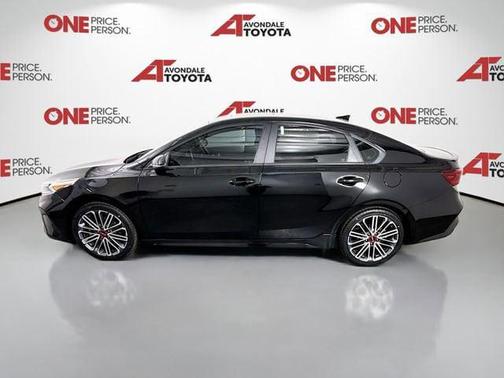 Aurora Black 2023 Kia Forte GT