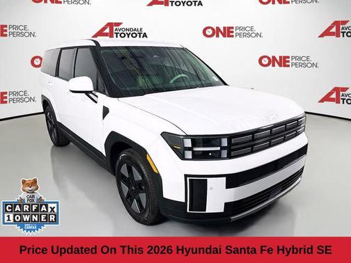 Serenity White 2026 Hyundai SANTA FE SE