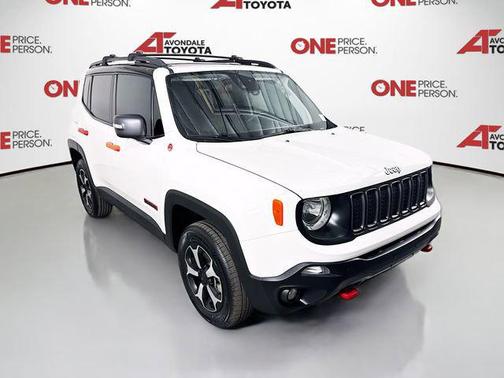 Alpine White Clearcoat 2021 Jeep Renegade Trailhawk