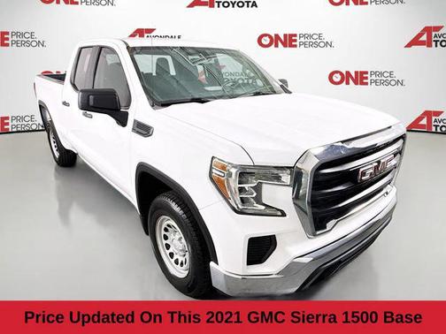 Summit White 2021 GMC Sierra 1500 Base