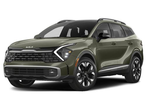 Jungle Green 2023 Kia Sportage Plug-In Hybrid X-Line Prestige