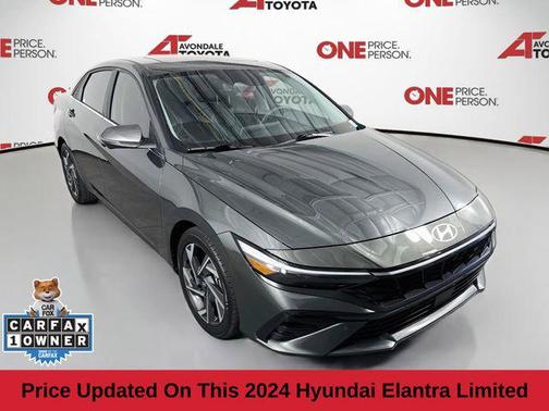 Amazon Gray 2024 Hyundai ELANTRA Limited