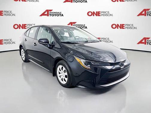 Midnight Black Metallic 2025 Toyota Corolla LE