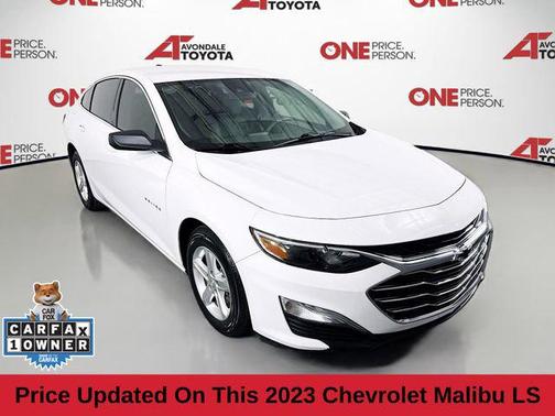 Summit White 2023 Chevrolet Malibu 1LS
