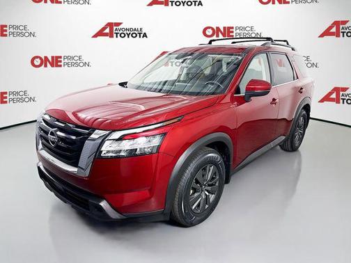 Scarlet Ember Tintcoat 2022 Nissan Pathfinder SV 2WD