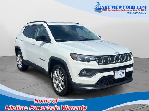 Bright White Clearcoat 2022 Jeep Compass Latitude Lux