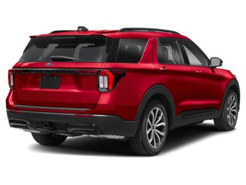 Rapid Red Metallic Tinted Clearcoat 2026 Ford Explorer ST-Line