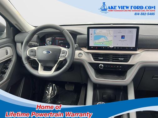 Space White Metallic 2026 Ford Explorer Active