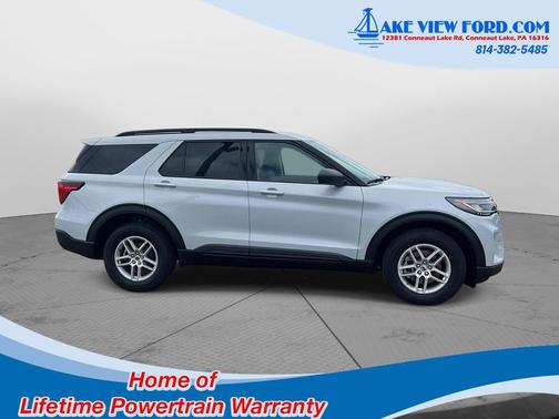 Space White Metallic 2026 Ford Explorer Active
