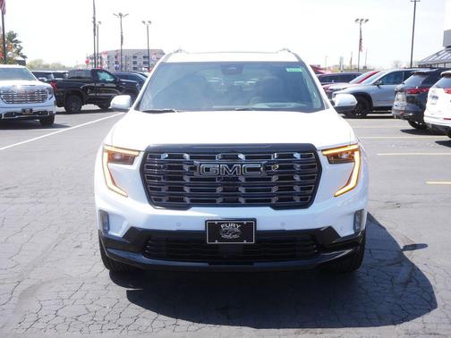 Glacier White Tricoat 2026 GMC Acadia Denali