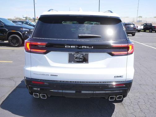 Glacier White Tricoat 2026 GMC Acadia Denali