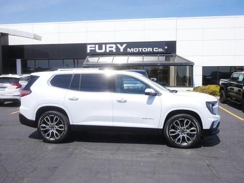 Glacier White Tricoat 2026 GMC Acadia Denali
